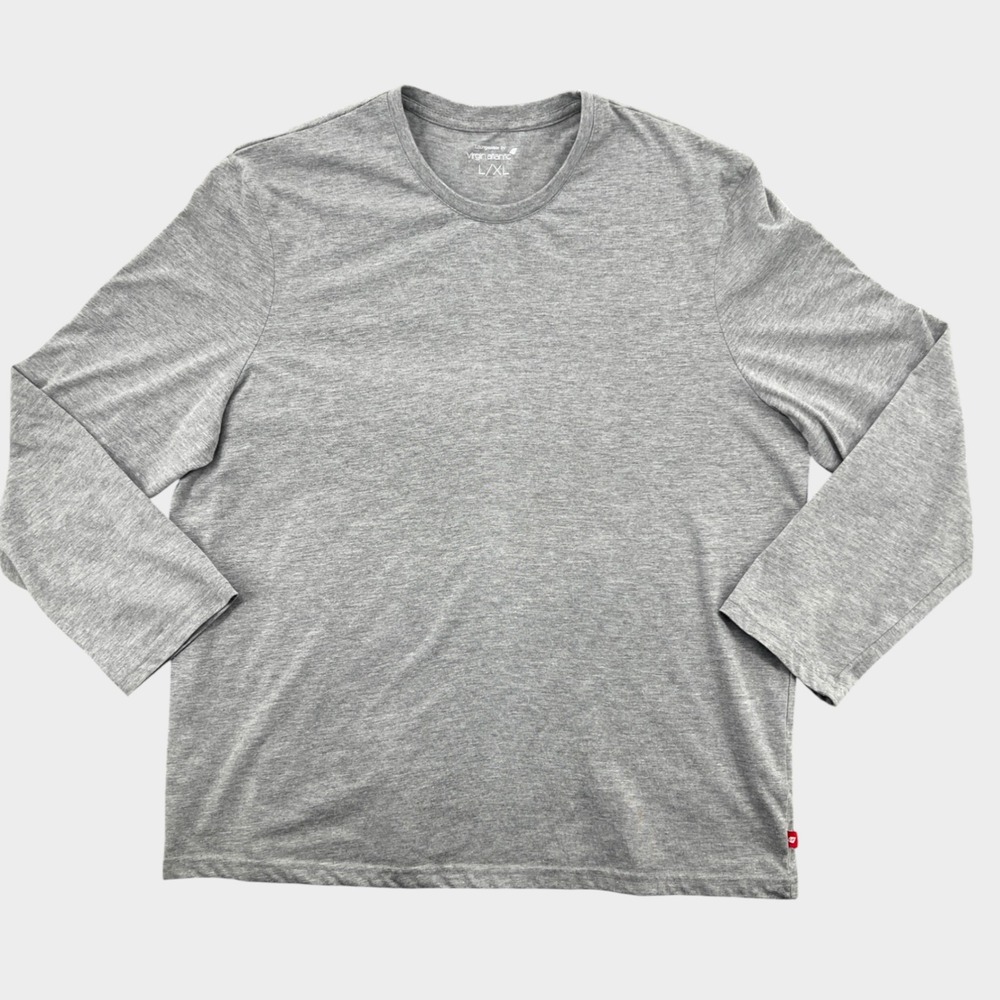 Virgin‎ Atlantic Loungewear Re-Thread Gray Long Sleeve Shirt Mens L/XL